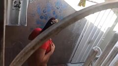 Play Red-Tshirt Latina Whore Next Door Fulfills Her Neighbor's Fantasy