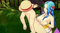 play Pasión Hentai: Las aventuras sexuales sin censura de Rufy y Nefertari Bibi